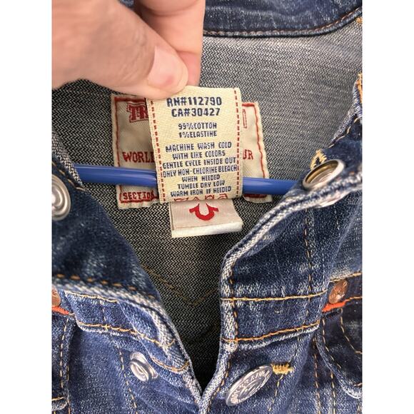 True Religion Women's Emily Western Jacket Size small *READ - Picture 4 of 12